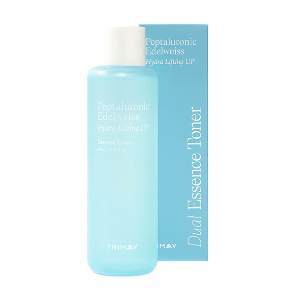 TR Peptaluronic Edelweiss Hydra Lifting Dual Essence Toner, 200ml - Увлажняющий тонер-эссенция с пептидами