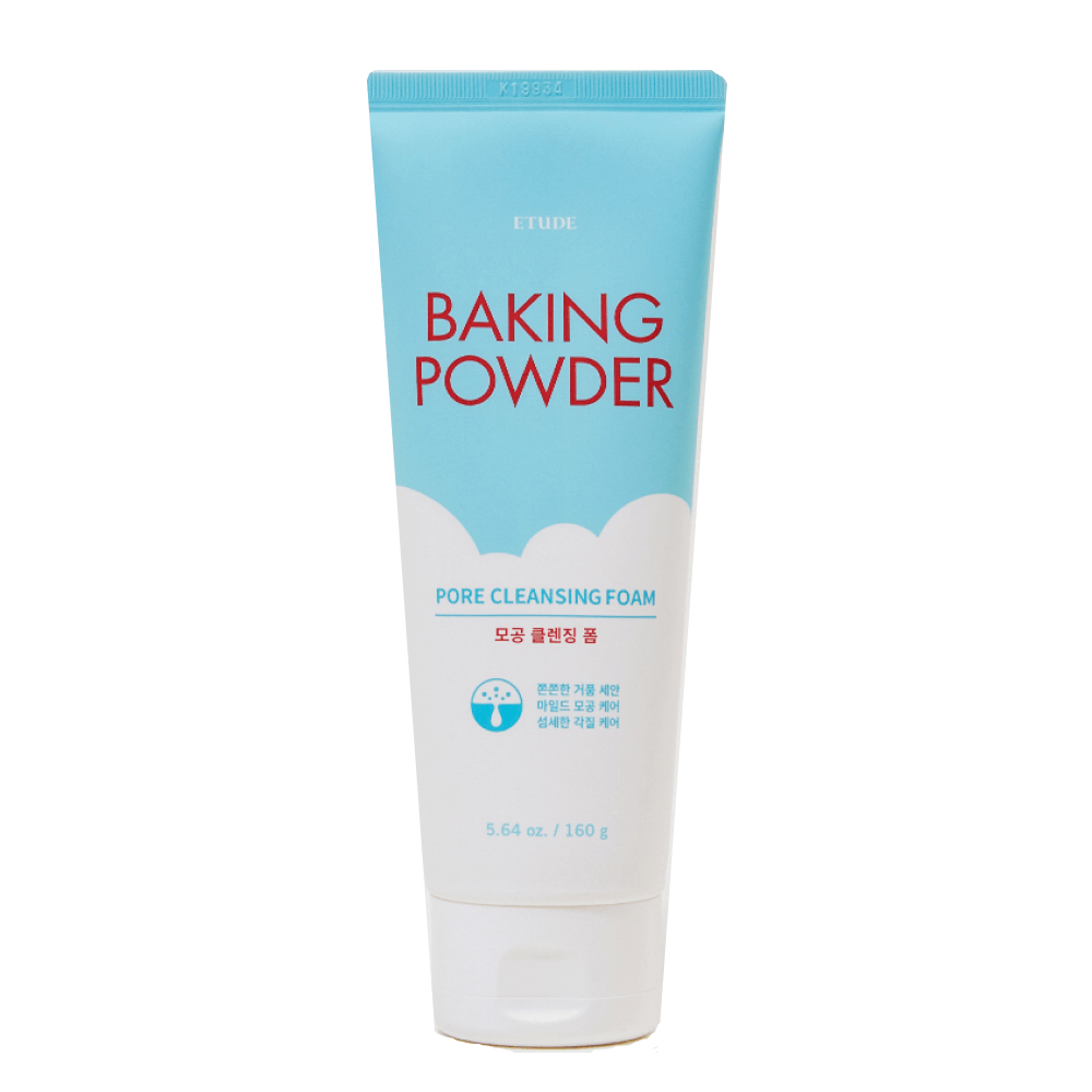 Etude House Baking Powder Pore Foam, 160ml - Очищающая пенка 3 в 1 с содой