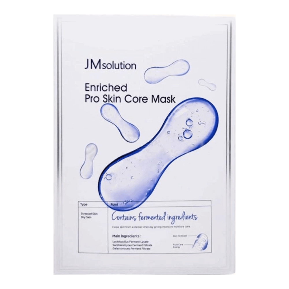 JMsolution Enriched Pro Skin Core Mask, 30ml*1ea - Ультратонкая восстанавливающая маска с комплексом ферментов 30мл*1шт