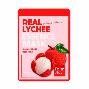 FS Real Lychee Essence Mask, 23ml*1ea - Тканевая маска с экстрактом личи 23мл*1шт