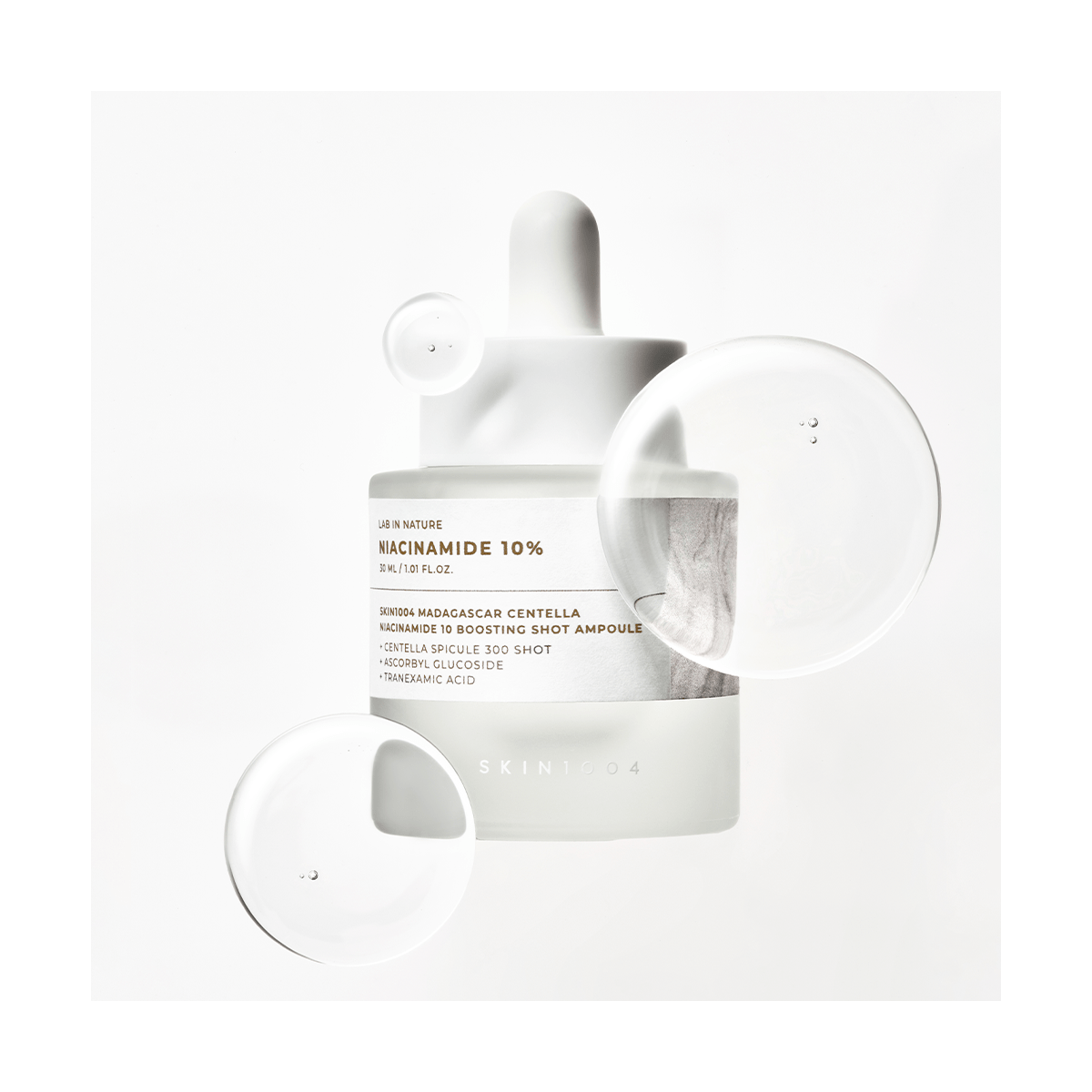 SKIN1004 Madagascar Centella Niacinamide 10 Boosting Shot Ampoule, 30ml - Cыворотка для лица с экстрактом мадагаскарской центеллы и ниацинамидом