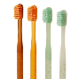 Median Green Propolis Gum Care Toothbrush - Набор зубных щеток от кариеса с прополисом 5шт (цвет ассорти)