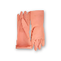 Myungjin Household Rubber Gloves MJ, M (Light Pink) - Хозяйственные латексные перчатки, M (светло-розовые)